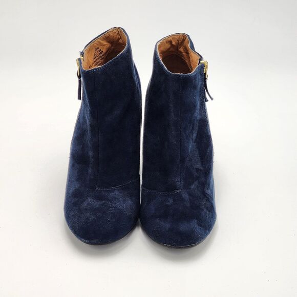 A.N.A. Blue Faux Suede Ankle Booties Size 8.5 - Picture 2 of 9